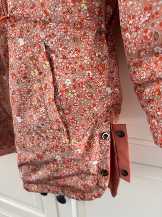 Chaqueta reversible entretiempo naranja