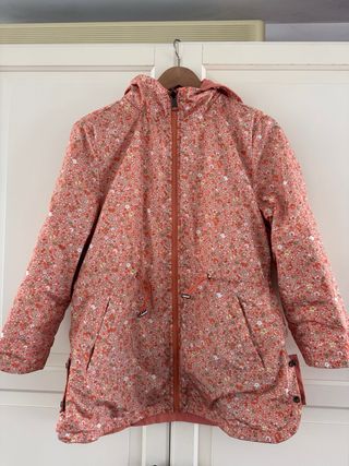 Chaqueta reversible entretiempo naranja