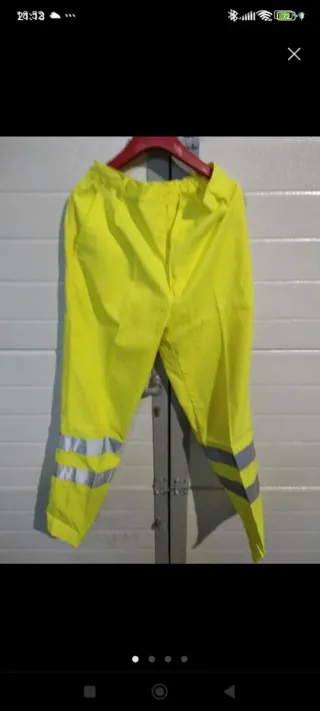 Pantalón trabajo alta visibilidad M