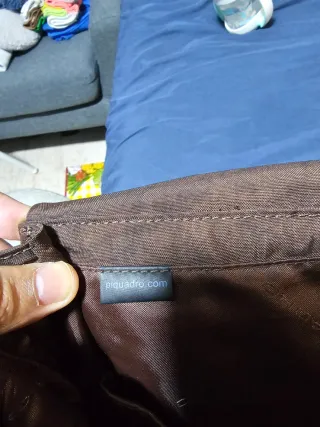 Maletín Piquadro Marrón Piel