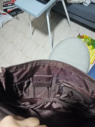 Maletín Piquadro Marrón Piel