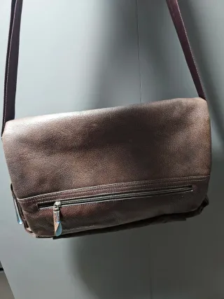 Maletín Piquadro Marrón Piel