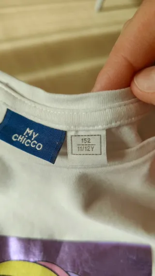 Set 2 maglie Chicco bambina unicorno e cuori