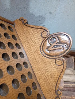 Estantería rara de madera años 60