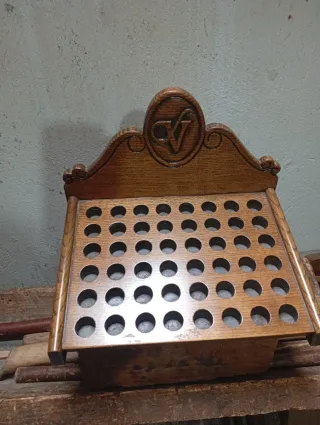 Estantería rara de madera años 60