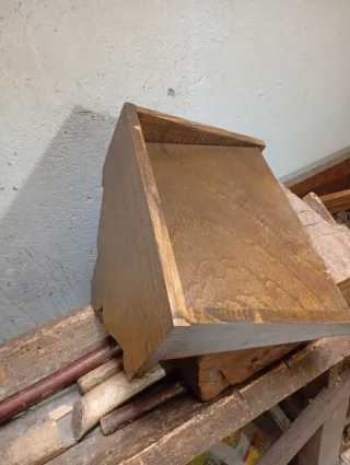 Estantería rara de madera años 60