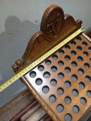 Estantería rara de madera años 60