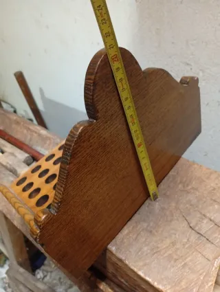 Estantería rara de madera años 60