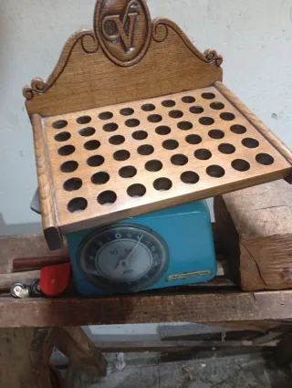 Estantería rara de madera años 60