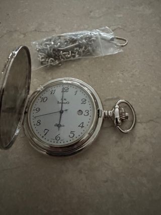 Orologio da tasca Swiss Made con catenina