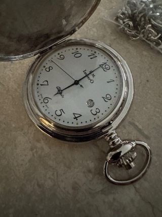 Orologio da tasca Swiss Made con catenina