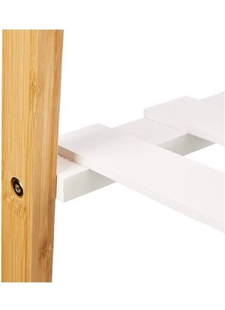 Perchero Bambú y Blanco