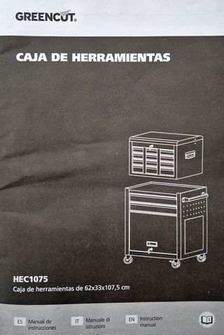 Carro de herramientas Greencut azul