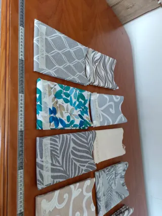 Lote 10 retales tela de loneta