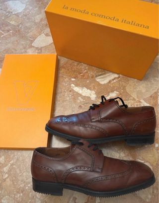 Scarpe eleganti uomo marroni 42.5