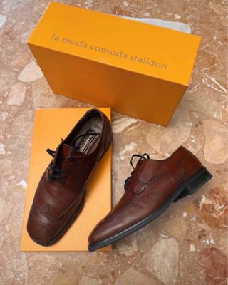 Scarpe eleganti uomo marroni 42.5