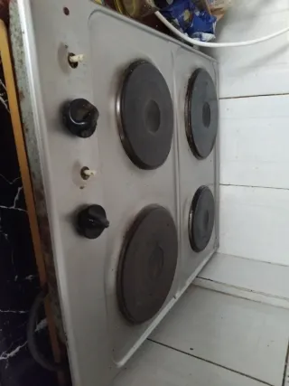 Placa cocina eléctrica 4 fuegos