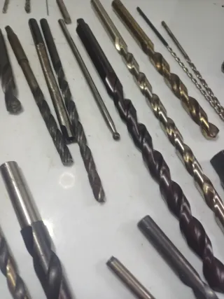 Lote brocas torno taladro herramientas fresadora