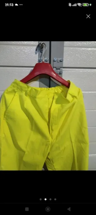 Pantalón trabajo de alta visibilidad L