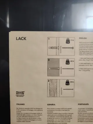 Estantería IKEA LACK marrón