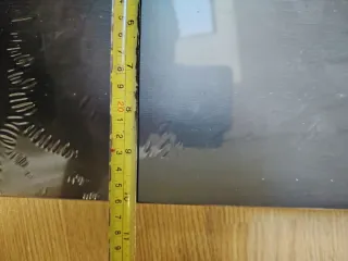 Estante pared Lack negro-marrón