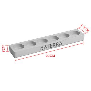 SOPORTE MADERA DōTERRA 6 ACEITES ESENCIALES