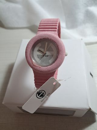 2 Orologi Hip Hop Rosa e Argento