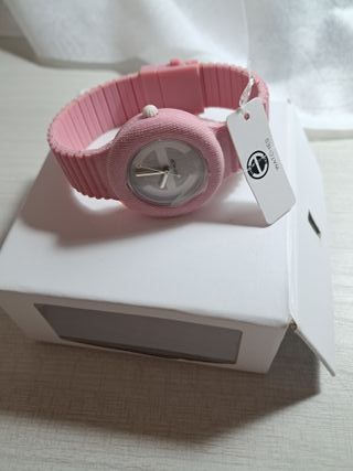 2 Orologi Hip Hop Rosa e Argento