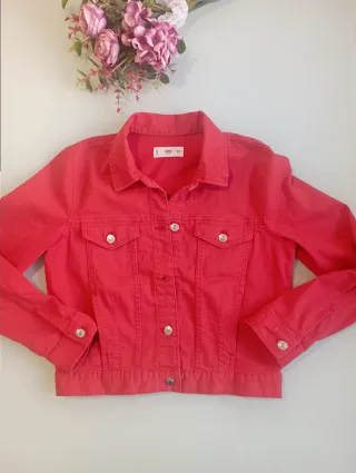 Cazadora vaquera Mango M