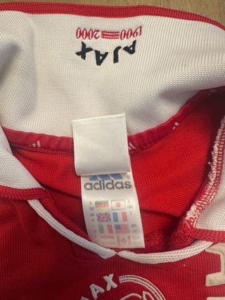 Camiseta Ajax Centenario 2000 Talla M niño