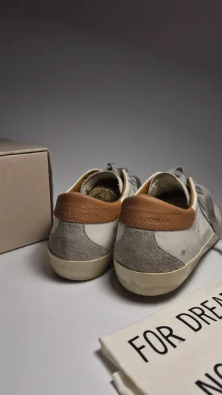 Golden Goose Superstar grigia e marrone size 42