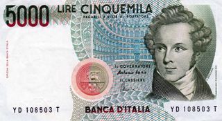 Banconote Lire Italiane da Collezione