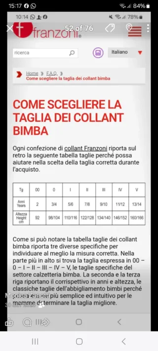 Collant bimba Franzoni Défilé