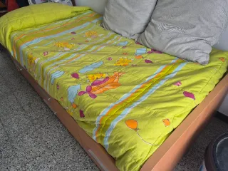 Cama nido madera  con Cajones y colchon.