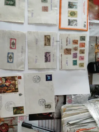 Buste con francobolli Rif 001