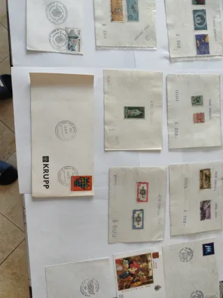 Buste con francobolli Rif 001