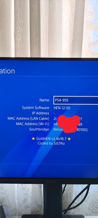 PS4 Slim 12.00 Goldhen