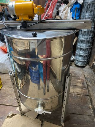 Extractor Eléctrico Miel Motor Amarillo