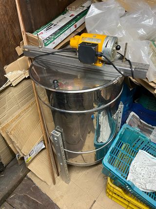 Extractor Eléctrico Miel Motor Amarillo