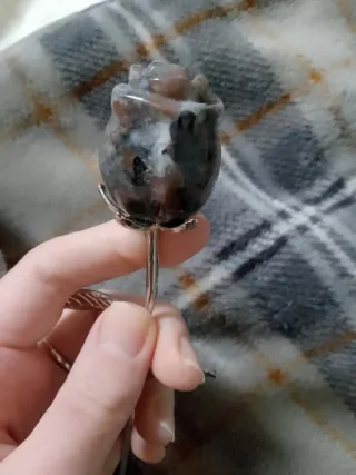 Rosa de piedra natural