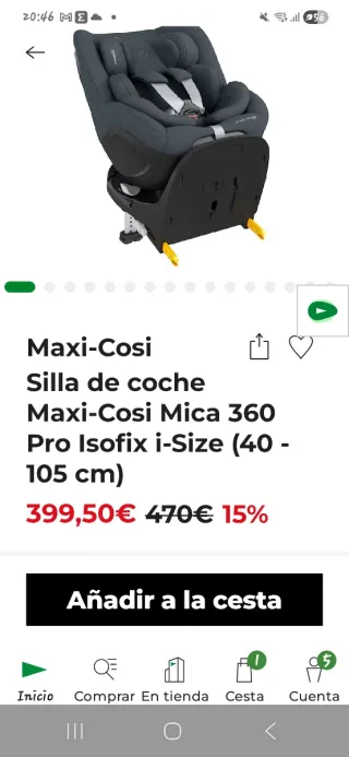 Maxi-Cosi Mica 360 Pro Isofix i-Size