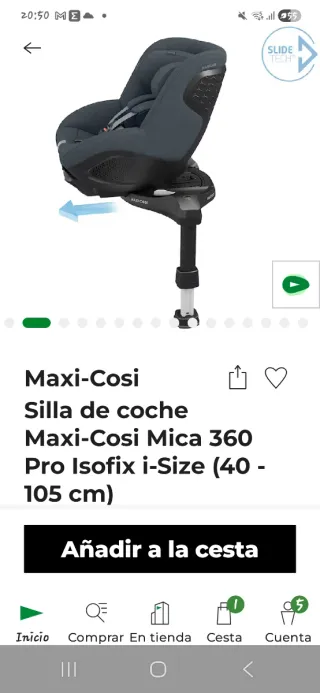 Maxi-Cosi Mica 360 Pro Isofix i-Size