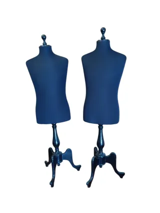 2 Bustos Maniquíes Sastre Negro