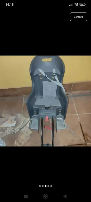 2 Asientos bici para bebé