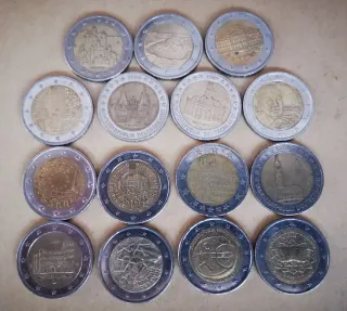 Pack 15 monedas 2€ Alemania Conmemorativas