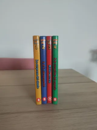 Saga de 4 libros de Quique y Lucas locopilotos