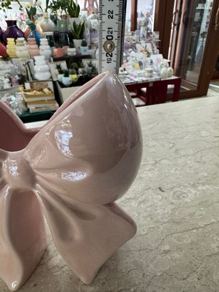 Vaso fiocco Le Stelle rosa