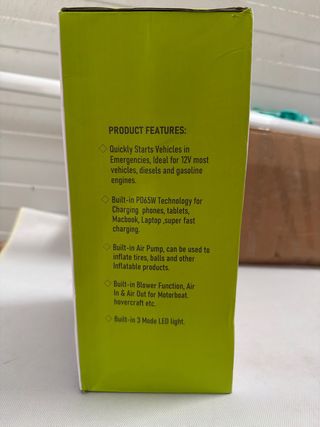 Arrancador y Bomba de Aire 6 en 1