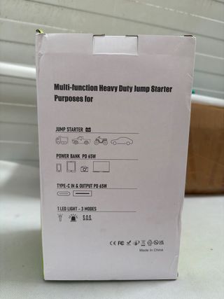 Arrancador y Bomba de Aire 6 en 1