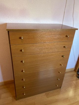 Cajonera 7 cajones madera